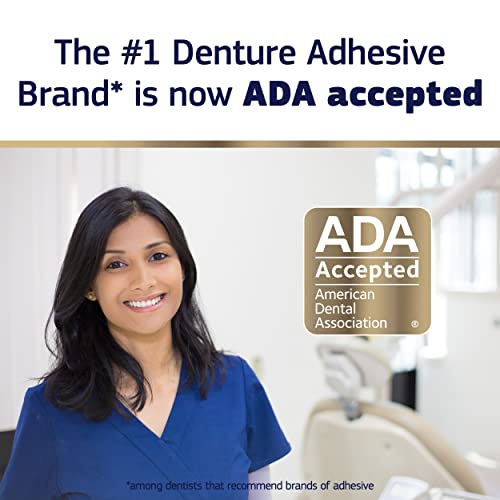 Fixodent Pure Strength Secure Denture Adhesive 2.4oz (Pack of 4)