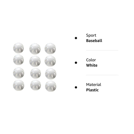 WIFFLE Ball Baseballs Official Size (12 Pack)